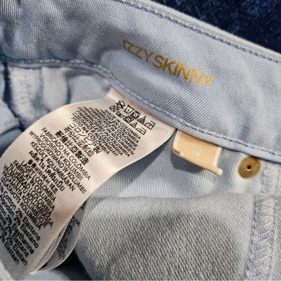 MK Skinny Crop Jeans Sky Blue Women 12 31 - Picture 9 of 9